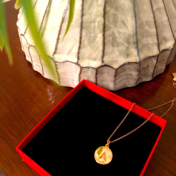 kate spade Jewelry - Kate Spade "A" Initial Pendant Necklace